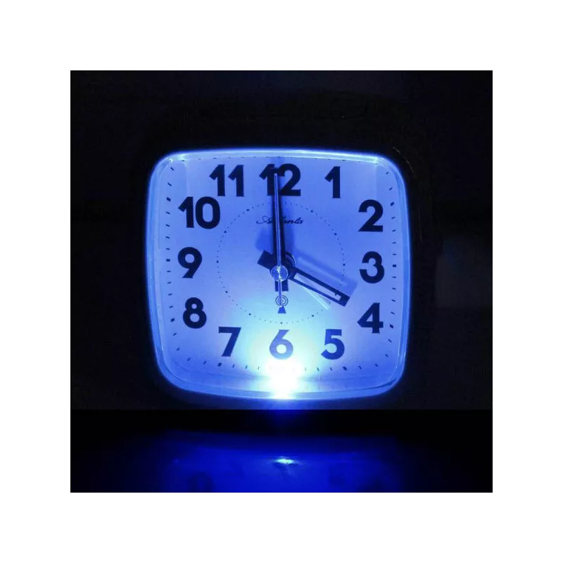 ATLANTA Numbers Funkwecker weiss