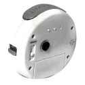 ATLANTA Lichtsensor Funkwecker Silent weiss