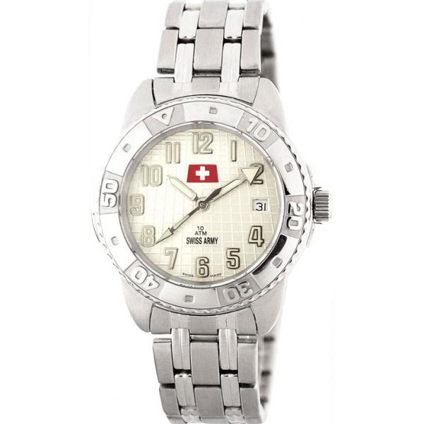 SWISS ARMY Sporty Quartzuhr, weiss