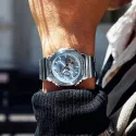 G-SHOCK Analog-Digitaluhr CasiOak Classic G-Steel hellblau