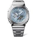 G-SHOCK Analog-Digitaluhr CasiOak Classic G-Steel hellblau