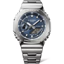 G-SHOCK Analog-Digitaluhr CasiOak Classic G-Steel dunkelblau