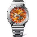 G-SHOCK Analog-Digitaluhr CasiOak Classic G-Steel orange