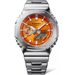 G-SHOCK Analog-Digitaluhr CasiOak Classic G-Steel orange