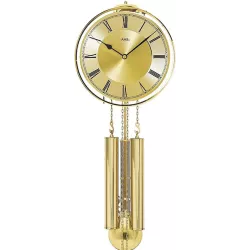 AMS Pendeluhr mechanische Messing Wanduhr römisch