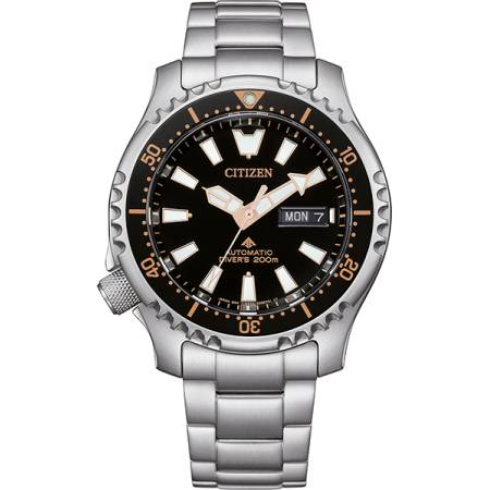 CITIZEN Promaster Diver Automatik Fugu Taucheruhr schwarz-gold