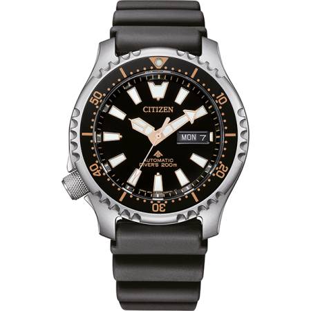 CITIZEN Promaster Diver Automatik Fugu Taucheruhr schwarz-gold