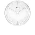 AMS Bauhaus Quartzwanduhr silber gross