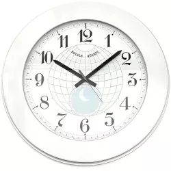ROYAL XXL Quartz Wanduhr weiss