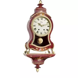 ELUXA Neuenburger Pendule Louis XVI Email mechanisch 58cm