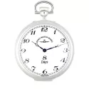 8 Tage Taschenuhr Handaufzug ZENO Sterling Silber Zahlen