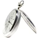 8 Tage Taschenuhr Handaufzug ZENO Sterling Silber römisch