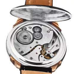 ZENO-WATCH BASEL Retro Nidor Silberuhr mit altem 8-Tage-Uhrwerk