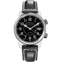 ZENO-WATCH BASEL Pilot Classic Fliegeruhr Automatik Wecker limitiert