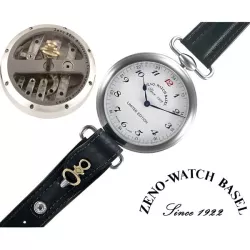 ZENO-WATCH BASEL Vintage Jubiläumsuhr mit altem Taschenuhrwerk