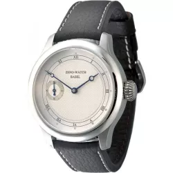 ZENO-WATCH BASEL Retro Revue Handaufzug Uhr mit altem 8 Tagewerk