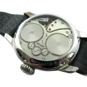 ZENO-WATCH BASEL Retro Revue Handaufzug Uhr mit altem 8 Tagewerk