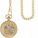 Klassik Taschenuhr Handaufzug Residence Open Heart gold