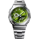 G-SHOCK Analog-Digitaluhr CasiOak Classic G-Steel grün
