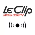 LE CLIP Alarm Anhänge-/Clippuhr mit Wecker grau