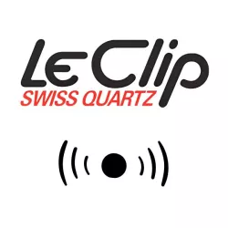 LE CLIP Alarm Anhänge-/Clippuhr mit Wecker grau