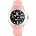 FHB Fun Watch Opaque Quartz Uhr mit Silikonband rosa
