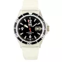 FHB Fun Watch Opaque Quartz Uhr mit Silikonband weiss