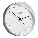 STERNGLAS Zirkel 25 Silent Quartz Wanduhr grau/weiss