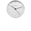 STERNGLAS Zirkel 25 Silent Quartz Wanduhr grau/weiss