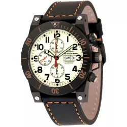ZENO-WATCH BASEL Muscle Automatik Lumi Chrono schwarz