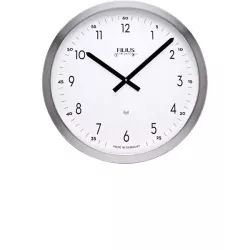 FILIUS Zeitdesign Funk-Wanduhr grau-weiss