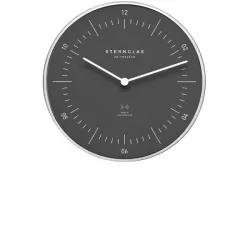 STERNGLAS Naos 30 Funk-Wanduhr grau