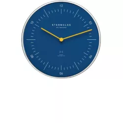 STERNGLAS Naos 30 Funk-Wanduhr blau