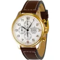 ZENO-WATCH BASEL Retro Oversized XL Chronograph vergoldet