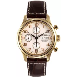 ZENO-WATCH BASEL NC Retro Chronograph vergoldet