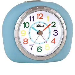 ATLANTA Kinderwecker Beginner Sweep Silent hellblau