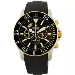 RENDEX Titan Chronograph Quartzuhr bicolor