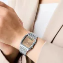 CASIO Digi-Analog Retro GMT Quartzuhr kupfer