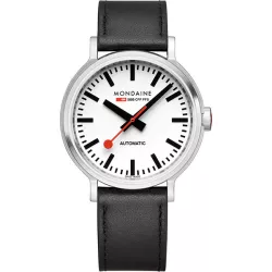 MONDAINE Automatic 41 Bahnhofsuhr Automatik