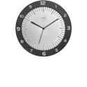 TFA Lumoclock Funk Wanduhr mit Beleuchtung grau