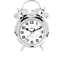 ATLANTA Glockenwecker Sweep Silent mit Licht 9.5cm