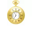 Klassik Taschenuhr Quartz Demisavonette gold