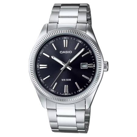 CASIO Analog Retro Quartzuhr schwarz