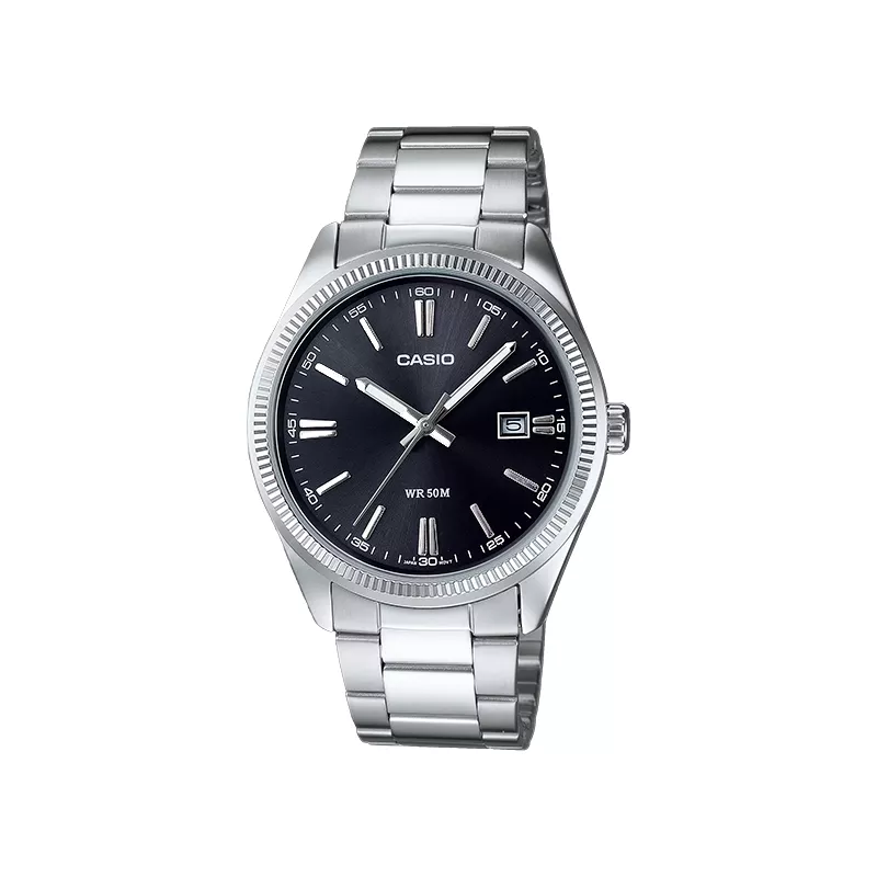 CASIO Analog Retro Quartzuhr schwarz