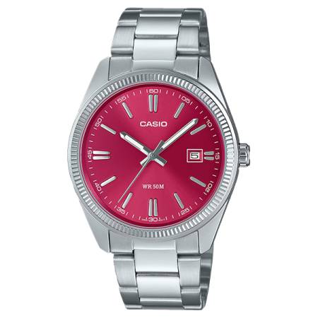 CASIO Analog Retro Quartzuhr rot