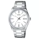 CASIO Analog Retro 38mm Quartzuhr weiss