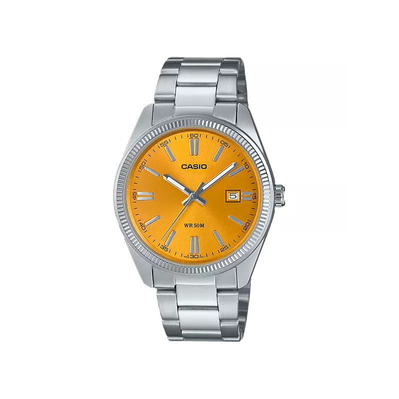 CASIO Analog Retro Quartzuhr gelb