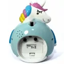 ATLANTA Kinderwecker Einhorn Silent mit Licht und Musik