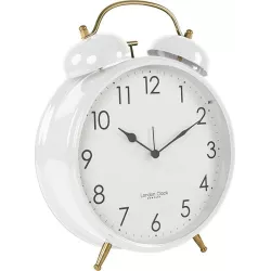 London Clock Glockenwecker lauter Alarm Licht XXL