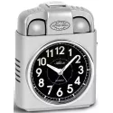 ATLANTA Glockenwecker Silent Q lauter Alarm Licht silber